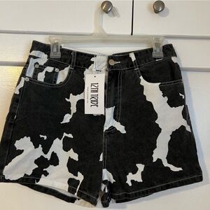 Midland Cow Print Shorts